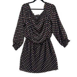 White House Black Market Off Shoulder Patt Dress